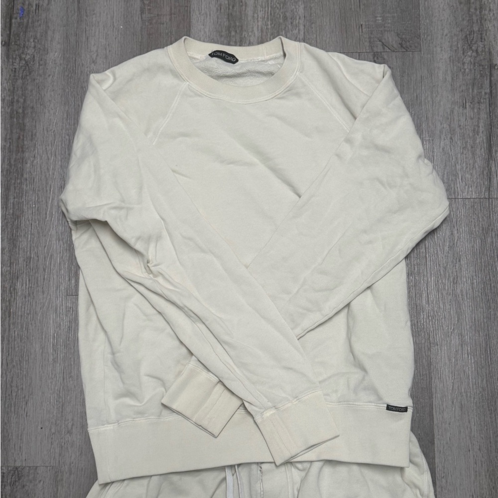 Tom Ford Cream Sweatsuit